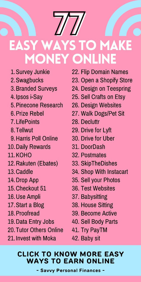 Harness the potential of making money from the comfort of your home and online with these 77 easy ways to earn income. Explore diverse opportunities that allow you to generate money while staying at home. Legit Ways To Make Money From Home, Ways To Make Money At Home, Diy Money Making Ideas, Top Small Business Ideas, Leadership Advice, Woman Successful, Business Knowledge, Earn Money Fast, Quit My Job