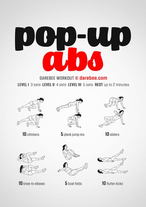 Pop Up Abs Workout Workouts Cardio, Before Bed Workout, Workout Abs, Fitness Challenges, Quad Exercises, Kickboxing Workout, Motivation Exercise, Effective Workout Routines, Calisthenics Workout