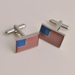 American Flag Cufflinks with Personalized Case Executive Gift Ideas, Naval Academy Wedding, Military Wedding Ideas, Fourth Of July Wedding, Patriotic Wedding, Personalized Keepsake Box, Guy Gifts, Engraved Cufflinks, Military Wedding