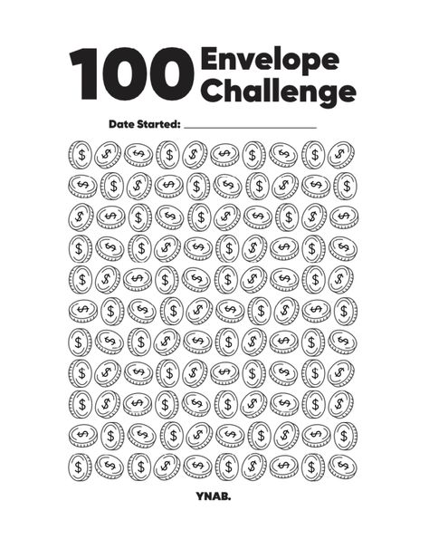 100 Envelope Challenge (with free printable envelope challenge tracker) 100 Envelope Challenge Free Printable, 100 Day Envelope Challenge, Free Printable Envelopes, 100 Envelope Challenge, Envelope Challenge, Better Money Habits, Challenge Tracker, Saving Habits, Printable Envelope