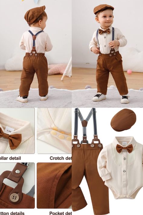 Baby's outfit ideas 1st Birthday Boy Dress Ideas, First Birthday Dress For Baby Boy, 1st Birthday Dress For Baby Boy, 1 Year Baby Boy Birthday Dress, 1st Birthday Boy Outfit Ideas, Baby Suspenders Outfit, Baby Boy Birthday Dress, Baby Boy Suspenders Outfit, Baby Boy 1st Birthday Outfit