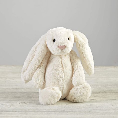 Bunny Stuffed Animal Bunny Stuffed Animal, White Baby Showers, Monkey Stuffed Animal, Pet Pigs, White Bunny, Bunny Plush, Cute Stuffed Animals, Lazy Susan, Diy Stuffed Animals