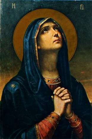 Lady Of Sorrows, Orthodox Christian Icons, Our Lady Of Sorrows, Blessed Mother Mary, Mary And Jesus, Catholic Art, Blessed Mother, Mother Mary, Our Lady