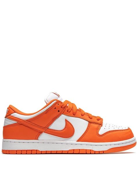 Nike Dunk Low Syracuse, 2022 Sneakers, Nike Dunk Low Sp, Dr Shoes, Orange Shoes, Cute Nike Shoes, Nike Brand, Cute Nikes, Aesthetic Shoes