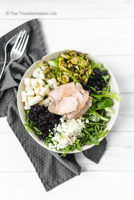 Cooking Black Rice, Meal Plan For The Week, Whole 30 Lunch, Roasted Sprouts, Shredded Brussel Sprouts, Rice Varieties, Primal Kitchen, Gourmet Cooking, Roasted Brussel Sprouts