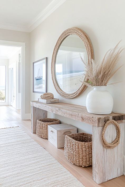 15 Classic Coastal Decor Ideas for a Serene and Timeless Look – Everyday Inspo Modern Coastal Home, Modern Coastal Decor, Beach House Living Room, Beach House Interior Design, Coastal Room, Coastal Interiors Design, Classic Coastal, Coastal House, Coastal Boho