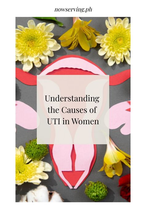 Artistic representation of a female urinary system with red arrow pointing downwards, surrounded by flowers, symbolizing the discussion on causes of UTI in women. Types Of Birth Control, Birth Control Methods, Urinary Health, Proper Hygiene, Educate Yourself, Editing Tricks, Hormonal Changes, Urinary Tract, Healthy Skin Care