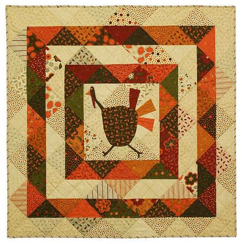 A Fun and Festive Quilt for Thanksgiving - Quilting Digest Thanksgiving Display, Autumn Quilts, Quilting Digest, Quilt Block Patterns Free, Fall Quilts, Quilt Guild, Quilt Block Pattern, The Hills, Pattern Blocks