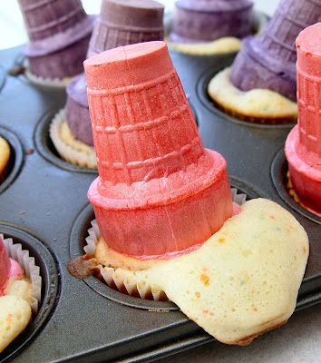 Cake Cones, Cupcake Ice Cream Cones, Sour Cream Banana Bread, Bacon Waffles, Cone Cupcakes, Cake Portions, Kitchen Activities, Homemade Hot Fudge, Ice Cream Cone Cupcakes