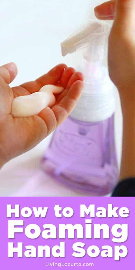 Make Foaming Hand Soap, Diy Foaming Hand Soap Recipes, Homemade Foaming Hand Soap, Foaming Hand Soap Recipe, Hand Soap Recipe, Homemade Hand Soap, Diy Foaming Hand Soap, Diy Hand Soap, Homemade Cleaning Supplies