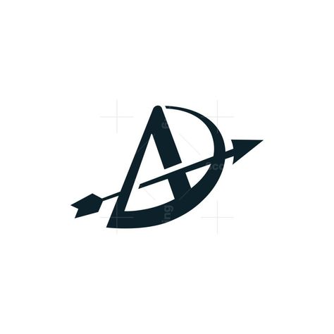 AD Archer Logo the combination of the design of arrows and bows with the letters A and D .. this logo is very attractive,simple, unique, modern and elegant.. Archery Logo Ideas, Archer Logo Design, Bow And Arrow Logo Design, Intramurals Logo, Arrow Logo Design Ideas, A D Logo, Archery Logo Design, A Arrow Logo, Bow And Arrow Logo