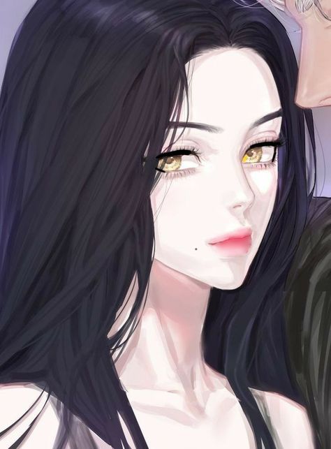 Black Hair Yellow Eyes Anime, Character Design Black Hair, Character Design Black, Black Hair Yellow Eyes, Hair Yellow, 심플한 그림, Anime Black Hair, Girls With Black Hair, Yellow Eyes