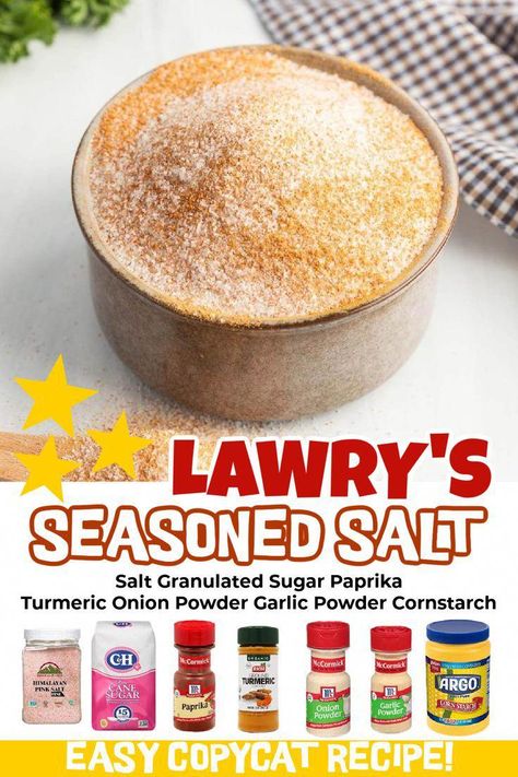 #HowToKeepAHealthyNutrition Lawry's Seasoned Salt Recipe, Lawrys Recipes, Lawrys Seasoning Salt Recipe, Seasoned Salt Recipe, Seasoning Salt Recipe, Homemade Seasoning Salt, Homemade Dry Mixes, Spice Blends Recipes, Homemade Pantry