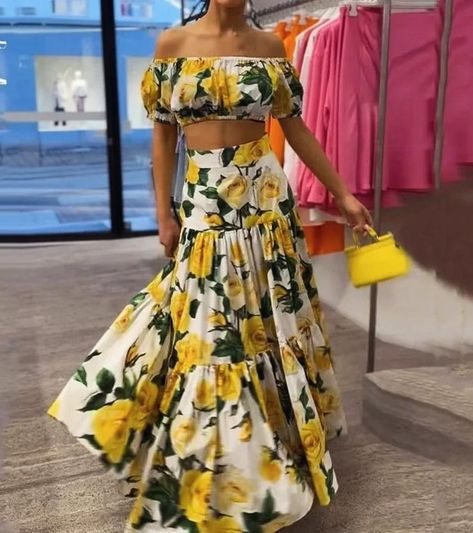 🔥☀️Summer Must Have Fashion 😍Discount code is in store . Shop Now: https://www.beststuffngear.com/collections/runway-fashion Floral Elegant Printed Puff Sleeve Off Shoulder Top Loose Pleated Long Skirt Sets Regular price $197.30 Sale price $94.99 #fashionista #fashionshoes #fashionlovers #fashionlover #fashiongirl #fashionlove #fashionbaby #fashionstylist #elegant #classy #fashionstylist #fashionblogger #fashionbloggers #fashionweek #fashion #fashionshow #fashions #fashionstylist #runway ... Ibiza Style, 2024 Spring Summer, Pleated Long Skirt, Middle Age Fashion, Indian Gowns, Mini Robes, Floral Outfit, Off Shoulder Top, Skirt Skirt