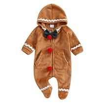 Gingerbread Costume, Baby Christmas Costumes, Gingerbread Outfit, Gingerbread Man Costumes, Newborn Sweater, Christmas Jumpsuit, Baby Christmas Onesie, Newborn Christmas Outfit, Cookie Costume