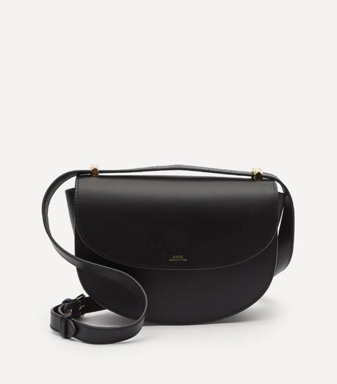 Apc Demi Lune, Apc Bag, Luxury Bag Brands, Minimalist Handbag, Chic Leather, Best Handbags, Luxury Bag, One Bag, Timeless Handbag