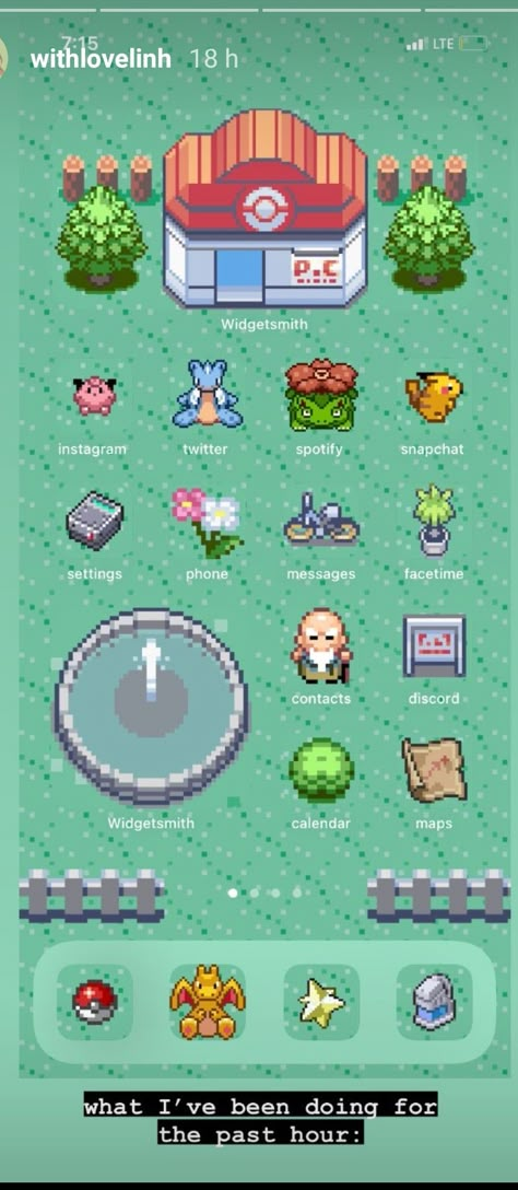 Pokemon Home Screen Wallpaper, Pokemon Homescreen Layout, Pokémon Ios 16, Nintendo Phone Theme, Pokemon Iphone Icons, Mario Phone Theme, Pokémon Home Screen, Pokemon Iphone Layout, Pokemon Iphone Theme