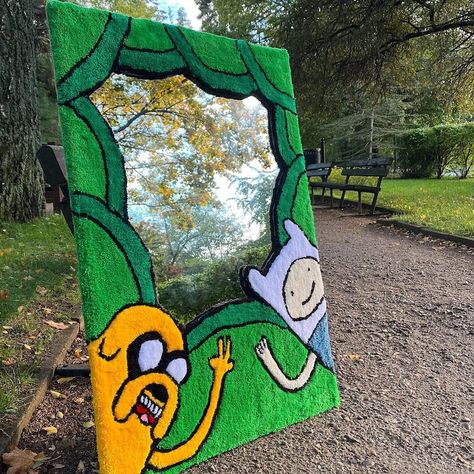 Adventure Time Rug Mirror - Etsy Saudi Arabia Adventure Time Rug, Mirror Rug, Rug Mirror, Saudi Arabia, Adventure Time, Poland, Ships, Rug, Mirror