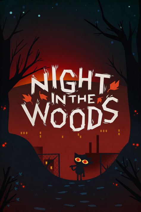 A new poster! Mae Borowski, Night In The Woods, Wood Games, رعب نفسي, Game Poster, Free Poster, Wood Wallpaper, Game Logo, Video Game Art