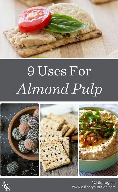 9 Uses for Almond Pulp & Recipes Making Almond Milk, Almond Pulp Recipes, Juice Pulp Recipes, Pulp Recipes, Almond Cow, Pulp Recipe, Almond Milk Recipes, Back Relief, Almond Meal