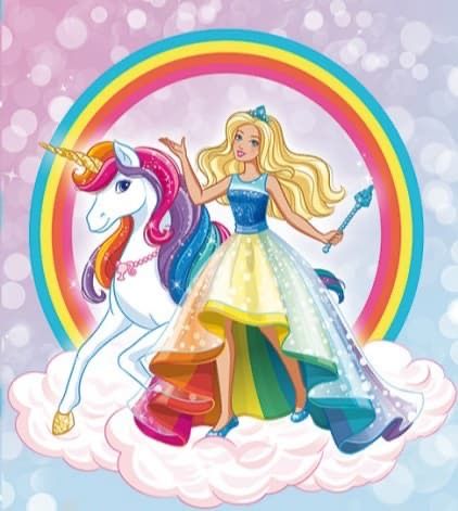 Barbie Unicorn Cake, Barbie Dreamtopia Birthday Cake, Barbie And Unicorn, Unicorn Rainbow Background, Nameslipbackground Unicorn, Unicorn Hd Images, Barbie Pegasus, Unicorn Barbie, Unicorn Frame