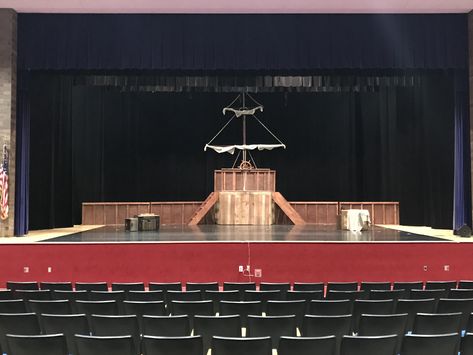 Peter Pan pirate ship stage Pirate Ship Stage Set, Peter Pan Play Set Design, Peter Pan Pirate Ship, Pirate Vbs, Peter Pan Musical, Peter Pan Play, Peter Pan Jr, Theater Props, Hms Pinafore