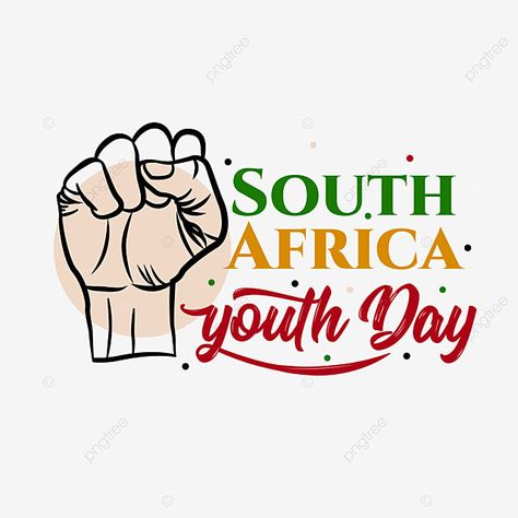 Youth Day South Africa, Banner Vector Png, Africa Symbol, South Africa Flag, Banner Illustration, Africa Flag, Youth Day, Vector Silhouette, Vector Banner