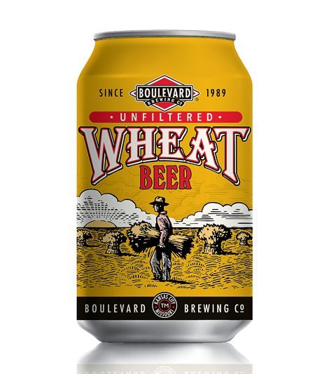 Wheat Beer Boulevard Brewing Co. Beer Can Design, Craft Beer Packaging, Beer Accessories, Old Beer Cans, Beer Packaging Design, Beer Hops, I Like Beer, Beers Of The World, Beer Art