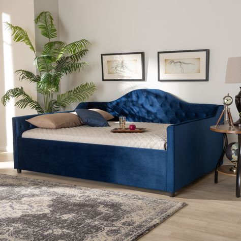 Studio Daybed, Queen Daybed, Blue Daybed, Platform Daybed, Full Daybed, Contemporary Materials, Trundle Bed With Storage, Full Size Daybed, Trundle Mattress