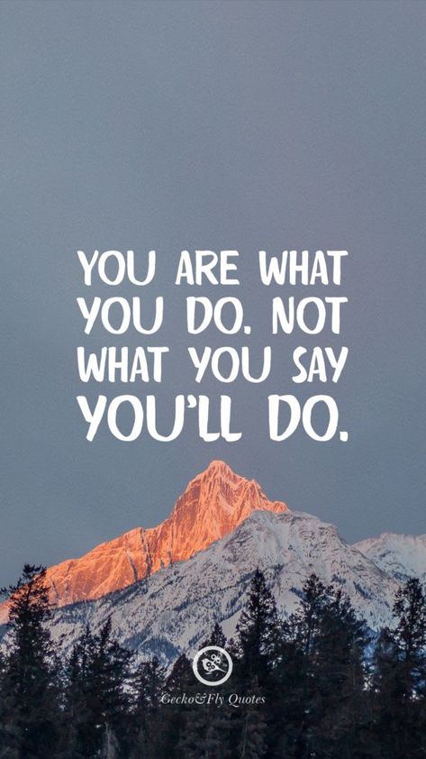 You are what you do. Not what you say you’ll do. Inspirational And Motivational iPhone HD Wallpapers Quotes #Motivational #Inspirational #Quotes #Wallpaper #iPhone #iOS #sayings Hd Wallpaper Quotes, Fly Quotes, Paper Quote, Hd Quotes, Inspirational Quotes Wallpapers, Motivational Quotes Wallpaper, Wallpapers Quotes, Motivational Quotes For Students, Quote Iphone