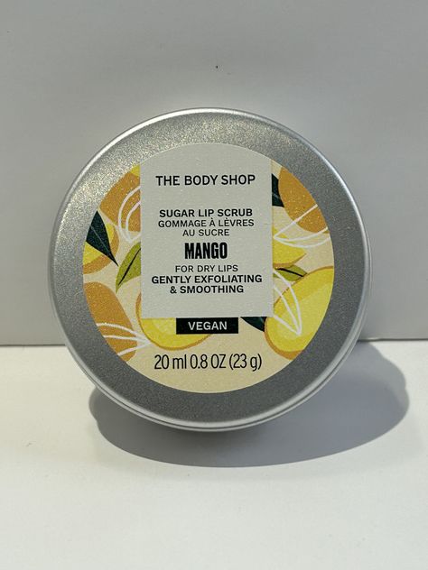 New! The Body Shop Mango Sugar Lip Scrub 20ml - Exfoliate & Moisturise Lips was just added to eBay. Check it out! #eBay #eBaySeller Mango Scrub, Body Shop Mango, Sugar Lip Scrub, Sugar Lips, Sugar Crystals, Natural Sugar, Lip Scrub, Lip Moisturizer, The Body Shop