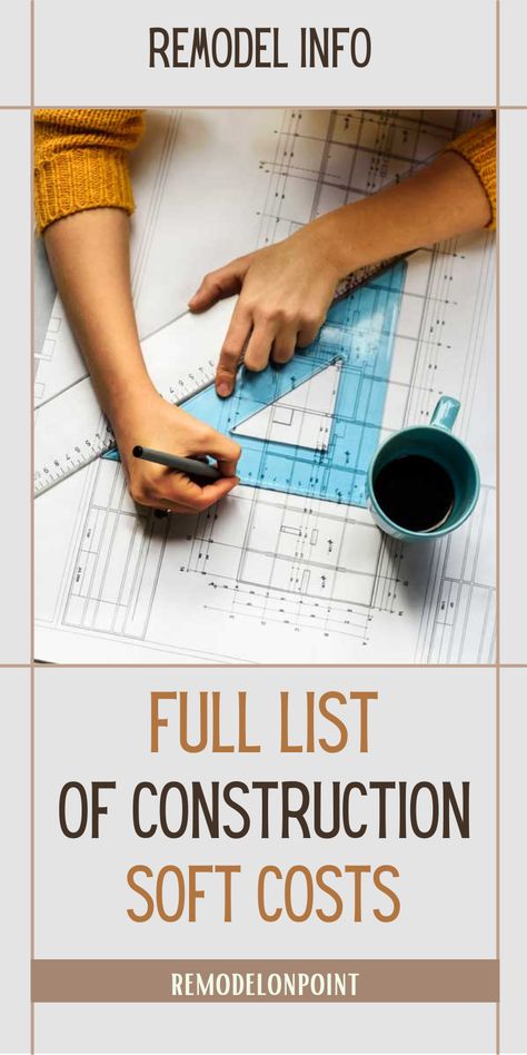 Soft costs don’t only mean building permits and salary for the builder. Remodel On Point has full list of home construction soft costs that almost always relate to new home build projects. Add your thoughts and experience. New Construction Checklist, Home Construction Cost, New Home Build, Owner Builder, Renovation Process, English Worksheets For Kindergarten, Budget Expenses, Build Projects, Renovation Tips