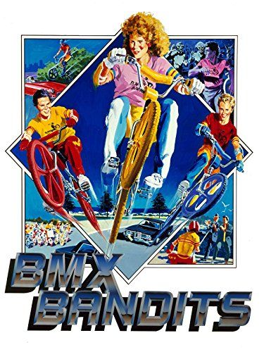 BMX Bandits [OV] #BMX, #Bandits, #OV Dumbbell Illustration, Bmx Bandits, 80s Culture, Bmx Freestyle, Best Films, Adventure Movies, Movie Time, Art Aesthetics, 80s Movies