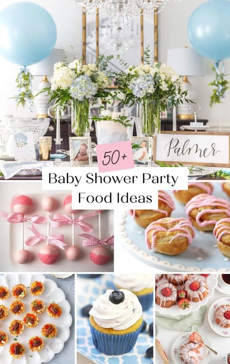 Best Baby Shower Party Food Ideas Baby Shower Food Menu, Baby Shower Cocktails, Baby Shower Appetizers, Baby Shower Food Ideas, Baby Shower Party Food, Shower Appetizers, Shower Food Ideas, Peach Dump Cake, Pink Popcorn