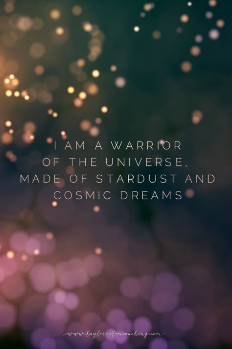 Cosmic Quotes, Affirmation Mantra, Wise Inspirational Quotes, Powerful Questions, Divine Being, Made Of Stardust, Celestial Goddess, Goddess Quotes, I Am A Warrior