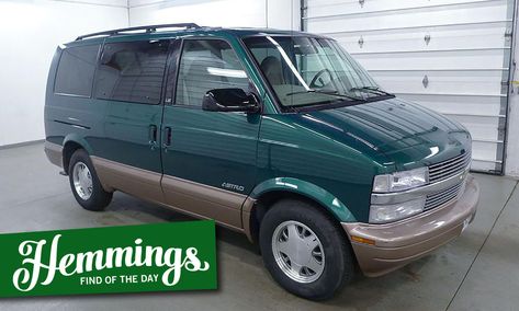 One-owner 2000 Chevrolet Astro van may be the cleanest and lowest... | Hemmings Astro Van Camper Conversion, Chevy Express Camper Van, Chevy Astro Camper, Gmc Savana Conversion Van, Chevy Astro Van, Chevrolet Van, Conversion Vans, Eight Passengers, Rv Bus