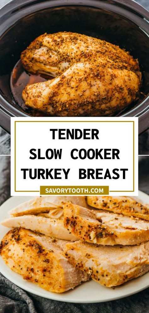 Turkey Breast Thanksgiving, Bone In Turkey Breast, Thanksgiving Recipes Turkey, Turkey Breast Crockpot, Moist Turkey, Cooking Turkey Breast, Turkey For Thanksgiving, Slow Cooker Turkey Breast, Crockpot Turkey