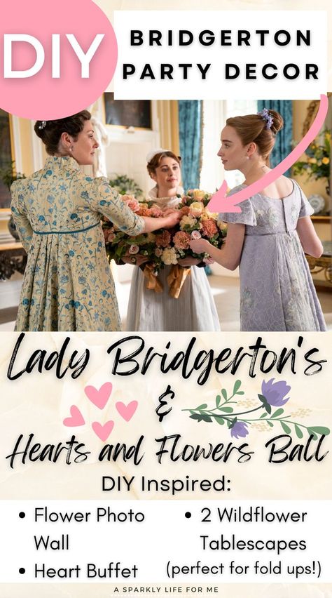 We’re following Lady Bridgerotn’s theme with gorgeous heart statement pieces and lots of lush florals in these DIY friendly party decor mood boards, perfect for bridal showers, baby showers, lady’s birthday parties, or even a fun spring luncheon! Tea Party Bridal Shower Decorations, Lady Bridgerton, Spring Luncheon, Bridgerton Party, Unique Party Decor, Diy Party Decor, Bridal Shower Inspiration, Heart Flowers, Hearts And Flowers