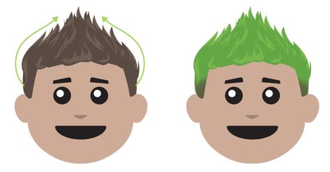 Celebrate the season with our Merry Grinch-mas hairstyle! Shape your little boy's hair into a fun mohawk using gel, then finish with green spray for that Grinchy flair. It's the perfect winter look for holiday hairstyles! Holiday Hairstyles For Kids, Adorable Hairstyles, Christmas Hairstyles, Hairstyles For Kids, Holiday Hairstyles, Boy Hairstyles, Winter Looks, Diy Hairstyles