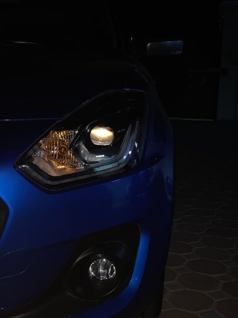 #cars #suzuki #blue #night #headlights #carlifestyle #zarlos_gang Blue Night, Suzuki Swift, Night Light, Swift, Sports Car, Cars, Collage, Pins, Blue