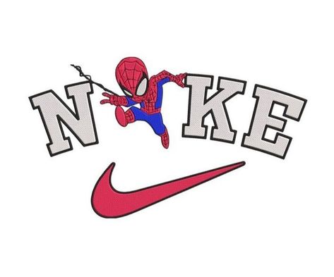 Nike Sublimation Design, Spiderman Nike, Nike Spiderman, Nike Drawing, Tshirt Printing Business, Vs Pink Wallpaper, Nike Logo Wallpapers, Cricut Projects Easy, Clothes Embroidery Diy