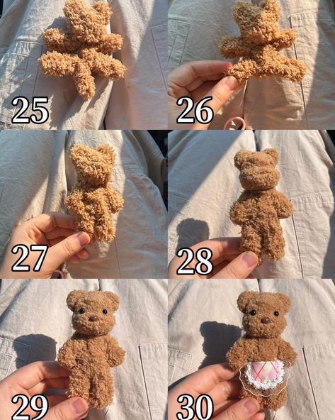 Easy pipe cleaner teddy bear to make at home - a tutorial #carousel #tutorial #pipecleaners Pipe Cleaner Bear Tutorial, Pipe Cleaner Teddy Bear, Pipe Cleaner Bear, Pipe Cleaner Animals, Pipe Cleaner Crafts, Art & Craft Kit, Pipe Cleaners, Diy Cleaners, Diy Crafts To Do