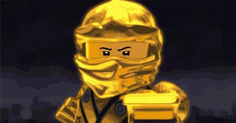 Ninjago Golden Ninja, Art Painting, ? Logo, Fictional Characters, Art