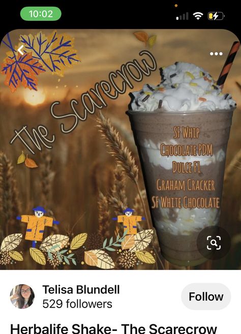 Halloween Themed Herbalife Shakes, Halloween Protein Shakes, Herbalife Halloween Shake Recipes, Halloween Shakes Herbalife, Halloween Herbalife Shake, Herbalife Fall Shake Recipes, Halloween Herbalife Tea Recipes, Fall Herbalife Tea Recipes, Herbalife Halloween