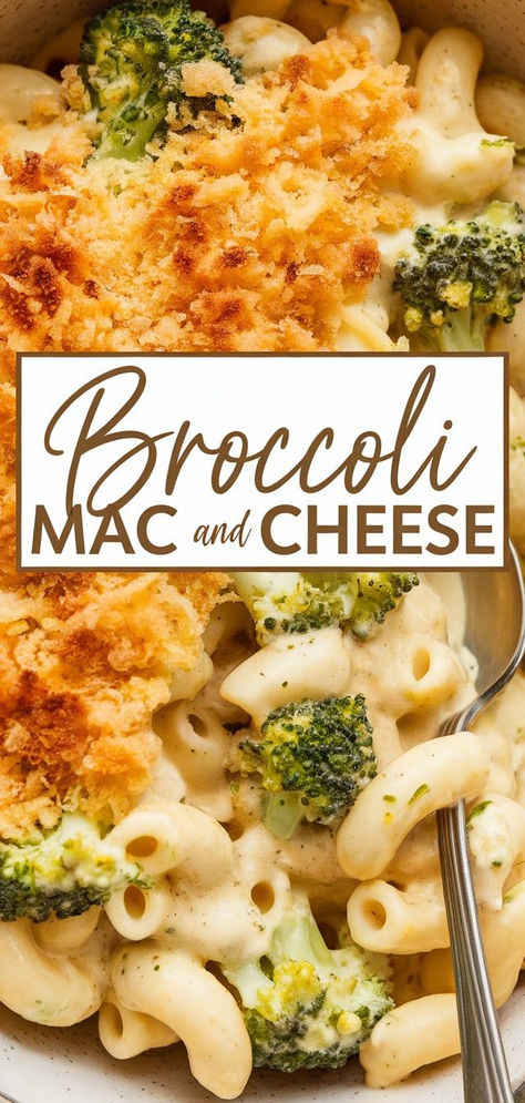 Creamy, cheesy Mac and Cheese made even better with fresh broccoli! A comforting, family-friendly meal that sneaks in some extra veggies without sacrificing flavor. Mac And Cheese Vegetables, Mac Cheese Broccoli, Macaroni And Cheese With Broccoli, Pasta And Broccoli Recipes, Mac And Cheese With Veggies, Mac And Cheese Broccoli, Macaroni Broccoli, Creamy Cheesy Mac And Cheese, Broccoli Cheddar Mac And Cheese