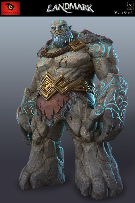 Stone Monster, Cyberpunk Artwork, Elemental Spirits, Stone Giant, D D Monsters, Fantasy Races, Dragon Pictures, Dungeons And Dragons Characters, Fantasy Male