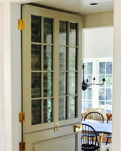 Dutch Door Interior, Cottage Hallway, Dutch Doors Exterior, Dutch Doors, Interior Windows, Dutch Door, The Porch, Pretty House, Family Dinners