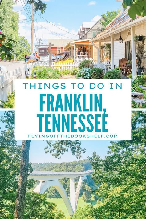 Plan an amazing weekend in Franklin, TN! Here are the best things to do in Franklin, Tennessee from downtown shopping to historical museums to outdoor adventure, and more! Nashville Tennessee Vacation, Downtown Shopping, Nashville Vacation, Natchez Trace, Franklin Tennessee, Tennessee Travel, Tennessee Vacation, Franklin Tn, Anniversary Trips