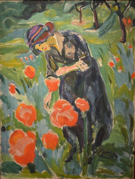 Woman with Poppies, Edvard Munch, 1918-19 | Lightbender | Flickr Travel Scandinavia, German Expressionism, Edvard Munch, Paintings I Love, Oil Painting Reproductions, Art Appreciation, Painting Reproductions, Wassily Kandinsky, Gustav Klimt