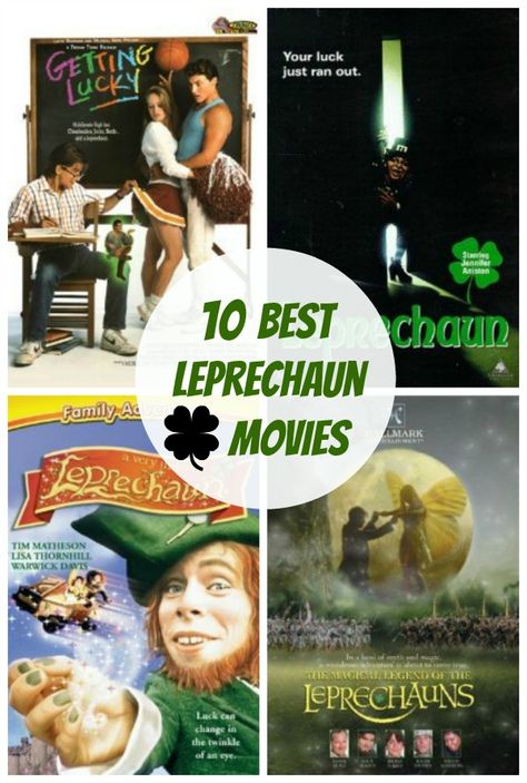 St. Patrick’s Day is almost here and for me, that means Leprechaun movies! Yes, I know that Leprechauns aren’t real but just imagine the fun of finding a pot of gold at the end of the rainbow some day. Of course, there are lots of different kind of Leprechaun movies depending on what you’re looking … Patrick Movie, Leprechaun Movie, Ireland Facts, Random Holidays, St Patrick's Day Activities, Irish Party, Halloween Movie Night, Movie Ideas, Family Films